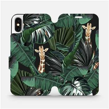 Flip pouzdro na mobil Apple iPhone X - VP06P Žirafky (5903516776498)