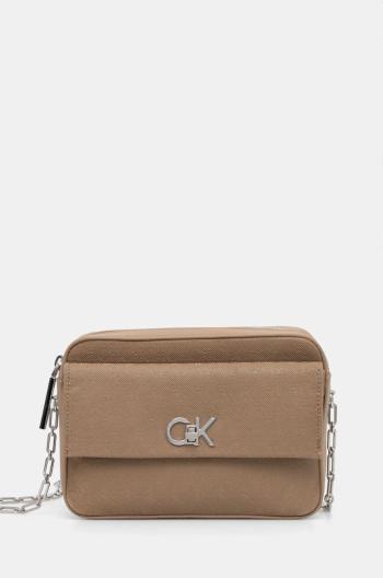 Kabelka Calvin Klein béžová barva, K60K613140