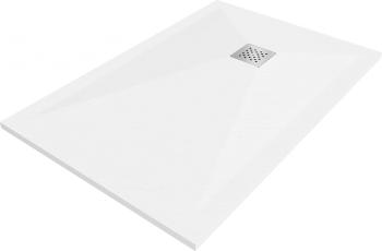 MEXEN Stone+ sprchová vanička obdélníková 130x70, bílá 44107013