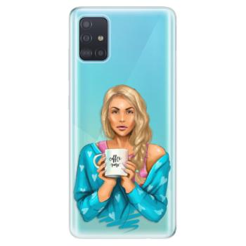 Odolné silikonové pouzdro iSaprio - Coffe Now - Blond - Samsung Galaxy A51