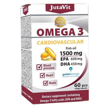 JUTAVIT Omega 3 kardiovaskulár 1500 mg 60 kapsúl