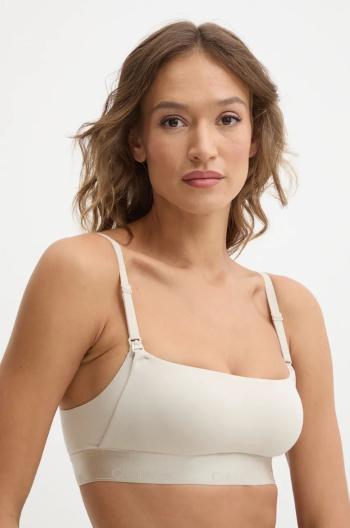 Podprsenka na kojení Calvin Klein Underwear béžová barva, 000QF8008E