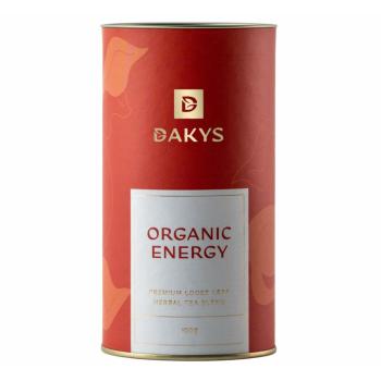 Bylinný čaj ORGANIC ENERGY BIO, 100 g plechovka, Dakys