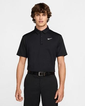 Nike Tour Mens Dri-Fit Solid Golf Black/White M Polo košile