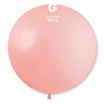 Svet balonku Kulatý pastelový balónek 80 cm - baby pink