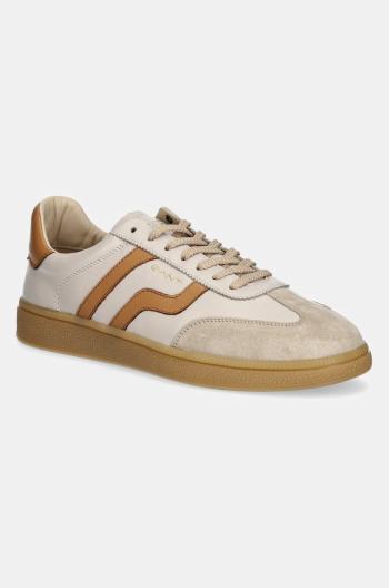 Kožené sneakers boty Gant Cuzmo béžová barva, 29631827 G111