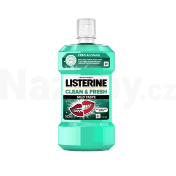 Listerine Clean & Fresh Mild Taste ústní voda 500 ml