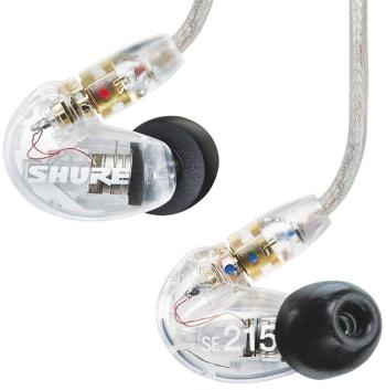 Shure SE215-CL-EFS Clear Sluchátka za uši