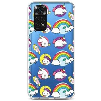 TopQ Kryt Xiaomi Redmi Note 11 silikon Chunky Unicorns 71868 (Sun-71868)