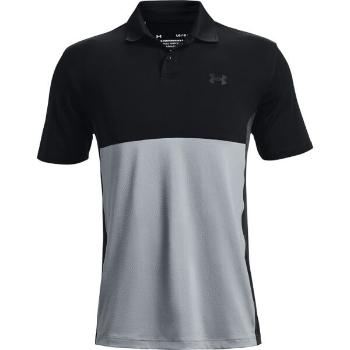 Under Armour PERFORMANCE BLOCKED POLO Pánské golfové polo triko, černá, velikost