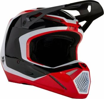 FOX V1 Nitro Helmet Fluorescent Red L Přilba