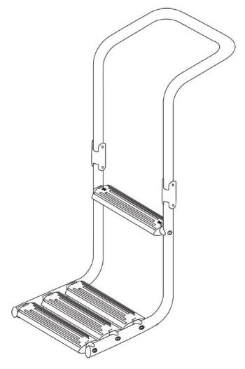 Nuova Rade Immersed Platform Ladder Lodní žebřík, lávka