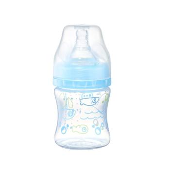 BABYONO Láhev antikoliková Klasik modrá 120 ml 0m+