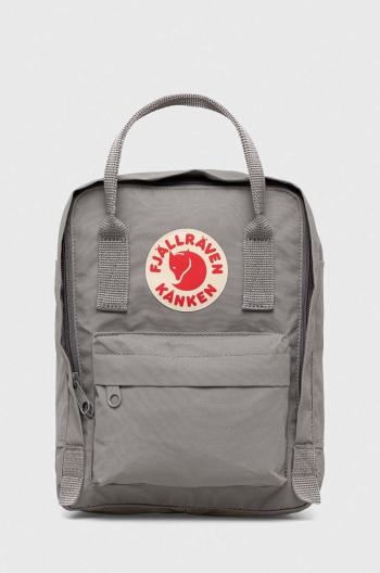 Batoh Fjallraven šedá barva, malý, s aplikací