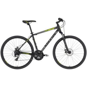 Pánské crossové kolo KELLYS CLIFF 70 28" 7.0  Black Green  S (17", 155-170 cm)