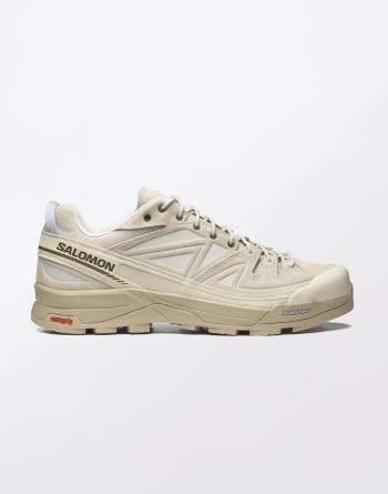 Salomon X-Alp Leather Almond Milk/Whpep/Burnto 44