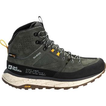 Jack Wolfskin TERRAQUEST TEXAPORE MID M Pánská treková obuv, zelená, velikost