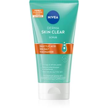 Nivea Derma Skin Clear arctisztító peeling 150 ml