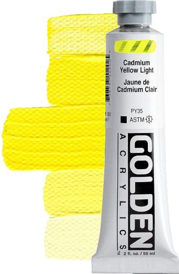 Golden Artist Colors Heavy Body Akrylová barva Cadmium Yellow Light 59 ml 1 ks