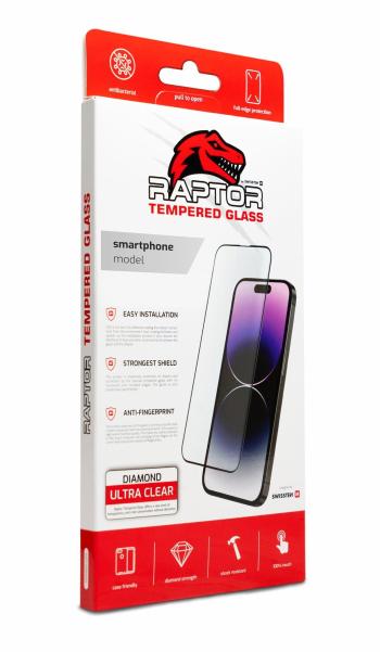 Üvegfólia Swissten Raptor Diamond Ultra Clear 3D Samsung Galaxy S21 üvegfólia - fekete