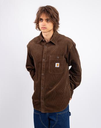 Carhartt WIP L/S Flint Shirt Chocolate S