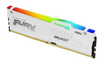 KINGSTON 16GB 6000MT/s DDR5 CL36 DIMM FURY Beast White RGB EXPO