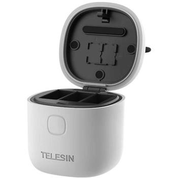 Telesin 3-slot Waterproof Box nabíječka na GoPro Hero 9 / Hero 10, sivá (TEL74013)