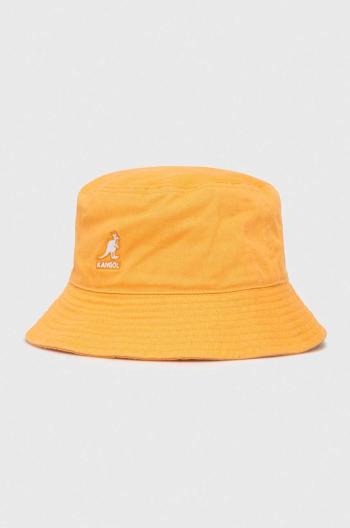 Bavlněná čepice Kangol oranžová barva