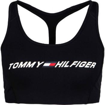 Tommy Hilfiger LIGHT INTENSITY GRAPHIC BRA Dámská sportovní podprsenka, černá, velikost