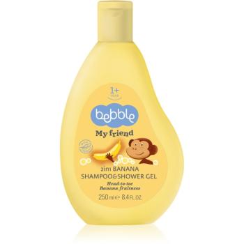 Bebble Banana Shampoo & Shower Gel šampon a sprchový gel 2 v 1 pro děti 1+ 250 ml