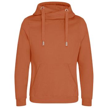 Just Hoods Mikina s překříženým límcem - Ginger biscuit | XL