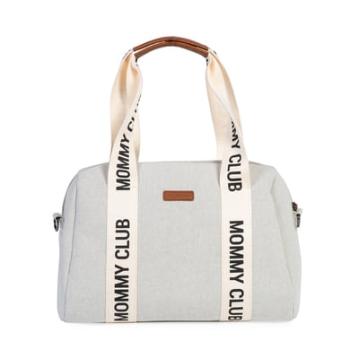 CHILDHOME Mommy Klubová přebalovací taška Signature Canvas Off White