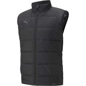 Puma TEAM LIGA VEST JACKET Fotbalová bunda, černá, velikost