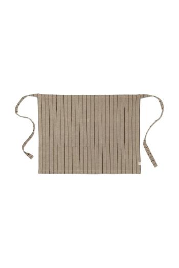 Bavlnená kuchynská zástera ferm LIVING Ito béžová farba