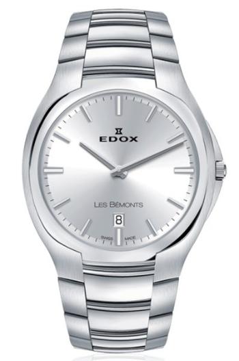 EDOX Les Bémonts Ultra Slim Date Quartz 56003-3-AIN