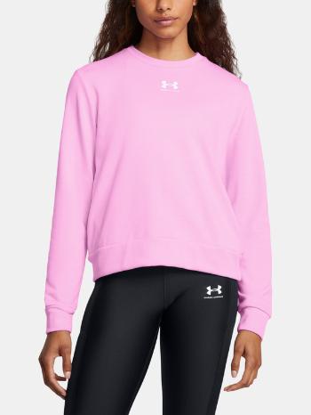 Under Armour Rival Terry Crew Mikina Růžová