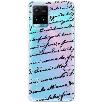 iSaprio Handwriting 01 - black pro Vivo Y21 / Y21s / Y33s (hawri01b-TPU3-vY21s)