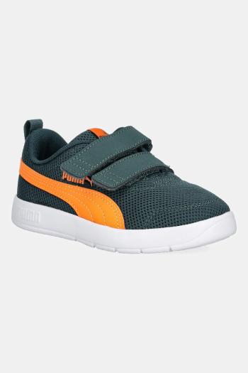 Detské tenisky Puma Courtflex V3 Mesh PS oranžová farba, 398085