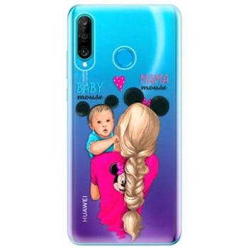 iSaprio Mama Mouse Blonde and Boy pro Huawei P30 Lite (mmbloboy-TPU-HonP30lite)