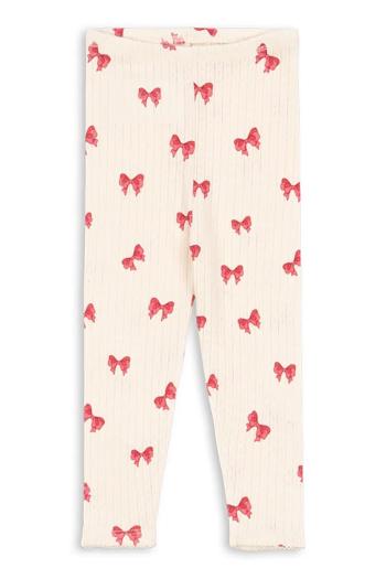 Legíny Konges Sløjd MINNIE PANTS GOTS béžová farba, KS103395