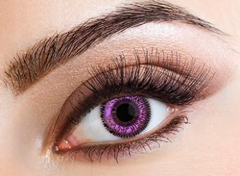 Kontaktlencse - Two Tone Violet