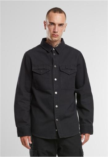 Brandit Men Heavy Twill Shirt black - M