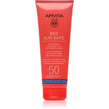 Apivita Bee Sun Safe Hydra Fresh Milk SPF50 opalovací mléko na obličej a tělo SPF 50 200 ml