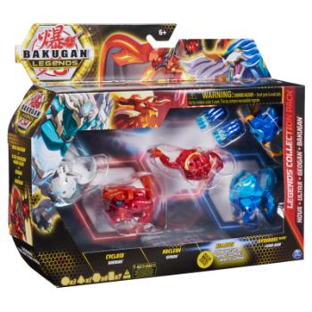 Bakugan Sbírka legend multibalení - Maxodon, Auxillator, Hanoj, Nillious