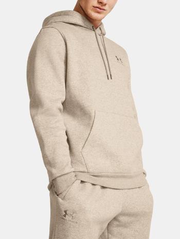 Under Armour UA Essential Fleece Hoodie Mikina Hnědá