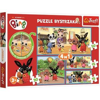 Puzzle s hledáním rozdílů Tlapková patrola 4v1 (15,15,30,50 dílků) (5900511917376)