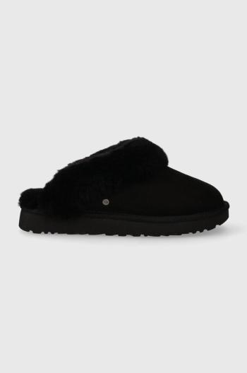 Semišové papuče UGG Classic Slipper II 1130876 BLK černá barva