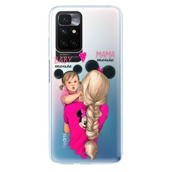 Odolné silikonové pouzdro iSaprio - Mama Mouse Blond and Girl - Xiaomi Redmi 10