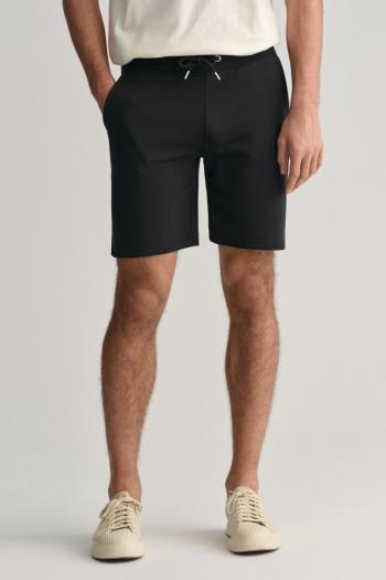 TEPLÁKOVÉ ŠORTKY GANT REG SHIELD SWEAT SHORTS BLACK
