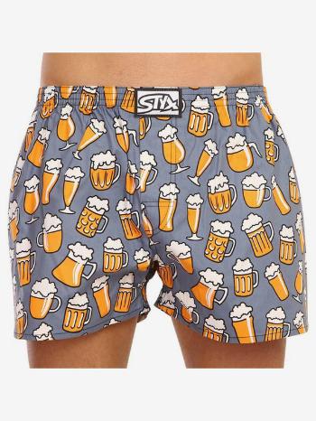 Styx Pivo Bő szárú boxeralsó Szürke